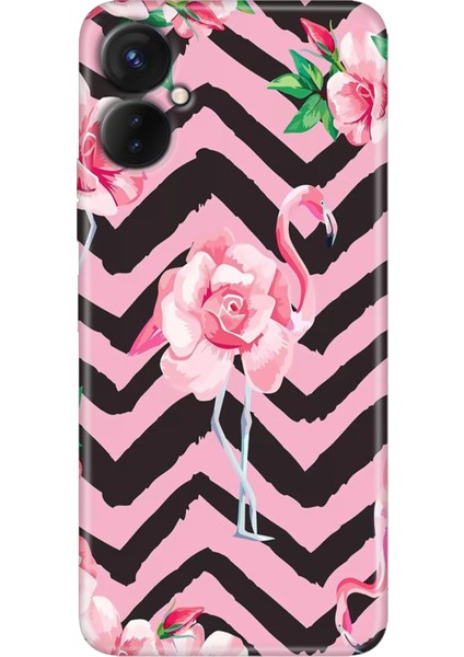 Tecno Camon 19 Neo Kılıf (CH6I) Uyumlu Desenli Silikon Flamingo