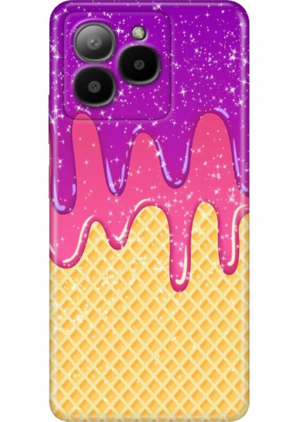 Omix X7 Kılıf Silikon Tasarım Stok Krema