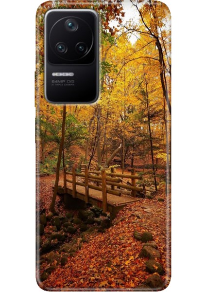 Xiaomi Poco F4 Kılıf Desenli Kapak Renkli Ermer Kasımda Aşk