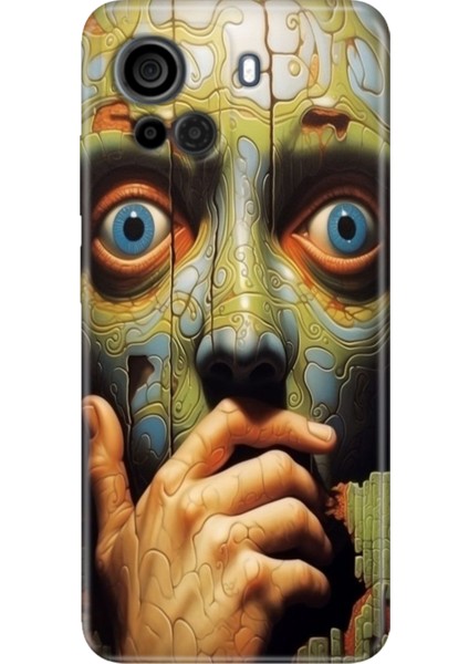 Casper Via F30 Uyumlu Kılıf Desenli Silikon Renkli Tpu Uv Iluzyon