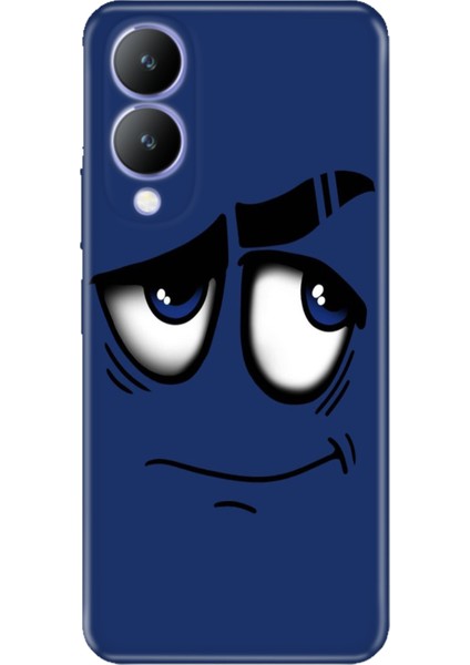 Vivo Y17S Kılıf Desenli Kapak Renkli Silikon Cvr Acaba
