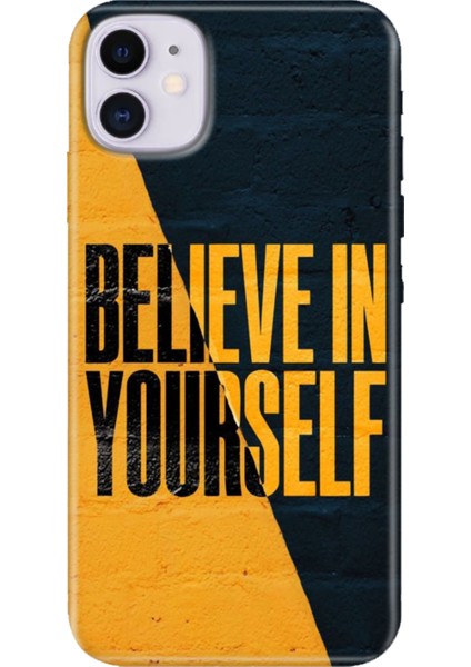 Apple iPhone 11 Kılıf Renkli Temalı iPhone 11 Silikon Yourself