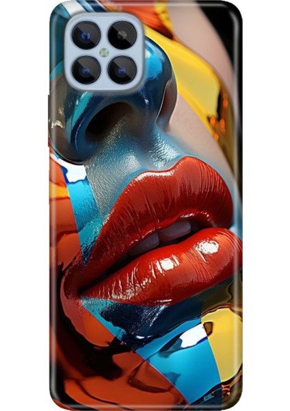 Omix X600 Kılıf Renkli Esnek Silikon Makyaj