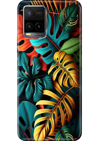 Vivo Y21S Y33S Y32 Kılıf Desenli Silikon Esnek Kapak Renkli Orman