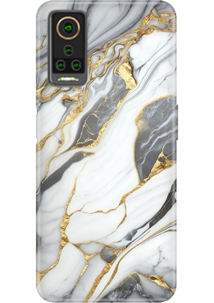 General Mobile Gm 22 Pro Kılıf Hd Desenli Esnek Silikon Arsos Mermer