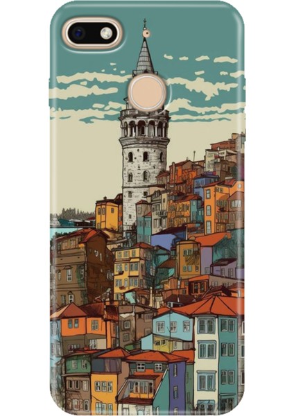 General Mobile Gm 8 Go Kılıf Desenli Silikon Renkli Tpu Uv Galata