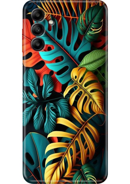 Samsung Galaxy A04S Kılıf Renkli Esnek Silikon Renkli Orman