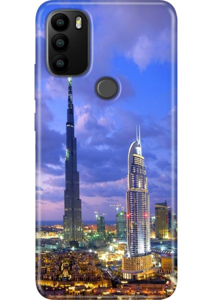 General Mobile Gm 21 Pro Kılıf Baskılı Esnek Silikon Kapak Dubai