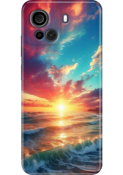 Casper Via F30 Uyumlu Kılıf Desenli Silikon Renkli Tpu Uv Okyanus