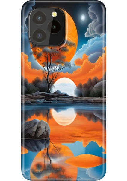 Oukitel C21 Pro / Plus Uyumlu Kılıf Desenli Silikon Renkli Tpu Uv Afrika