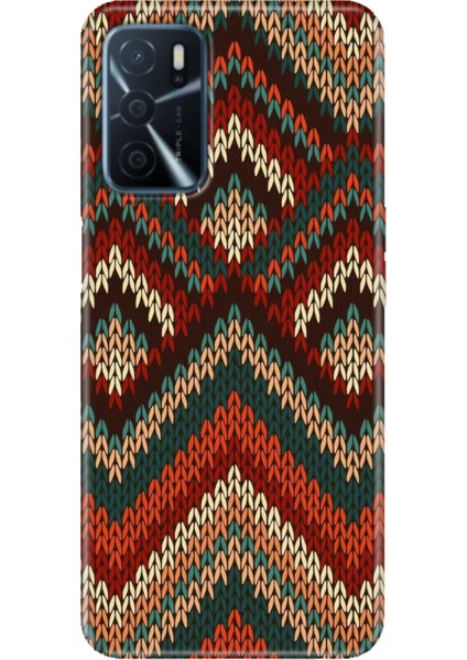 Oppo A16 Kılıf (CPH2269) Uyumlu Silikon Tasarım Stok Zikzak