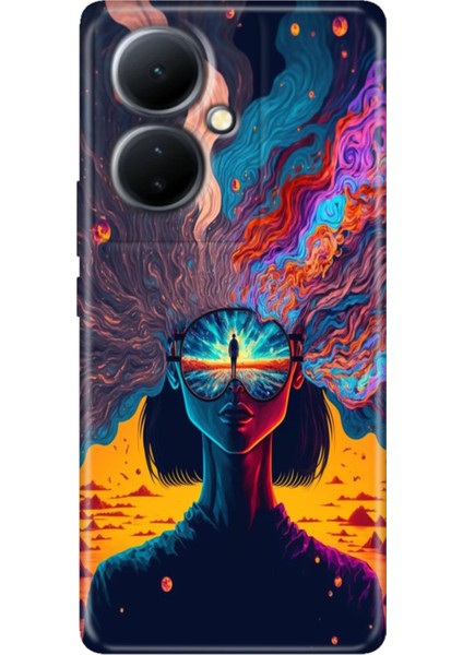 Vivo V29 Lite 5g Kılıf Desenli Silikon Kampanyalı Kapak Girdap