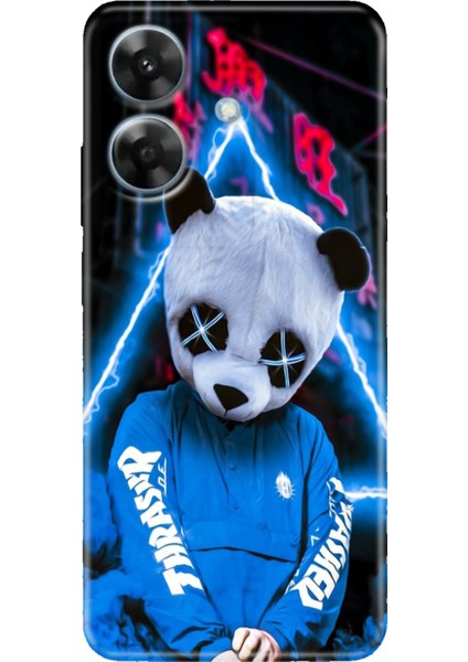 Realme Note 60 4g Kılıf Renkli Baskılı Tasarım Desenli Case Cool Panda