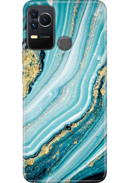 Omix X400 Kılıf Renkli Esnek Silikon Simli Taş