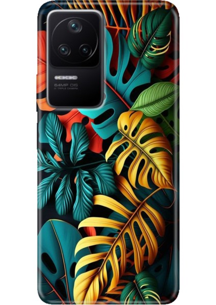 Xiaomi Poco F4 Kılıf Desenli Kapak Renkli Ermer Renkli Orman