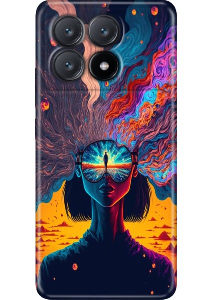 Xiaomi Poco X6 Pro Kılıf Renkli Esnek Silikon Girdap