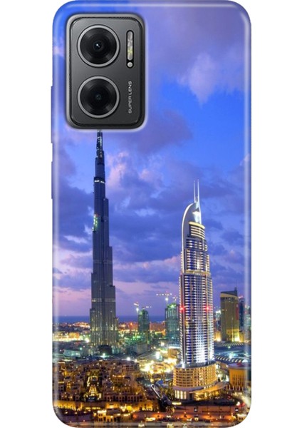 Xiaomi Redmi Note 11E Kılıf Desenli Design Silikon Dubai