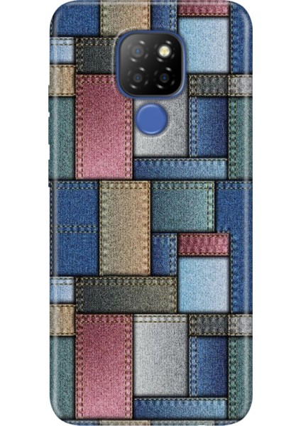 General Mobile Gm 20 Kılıf Desenli Silikon Case Uv Jean Pattern