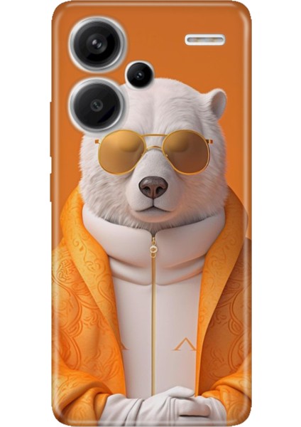 Xiaomi Redmi Note 13 Pro Plus 5g Kılıf Tasarım Outlet Silikon Stil Bear