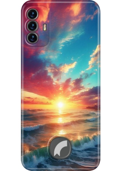 Reeder S19 Max Pro S Kılıf Silikon Tema Baskı Uv Okyanus