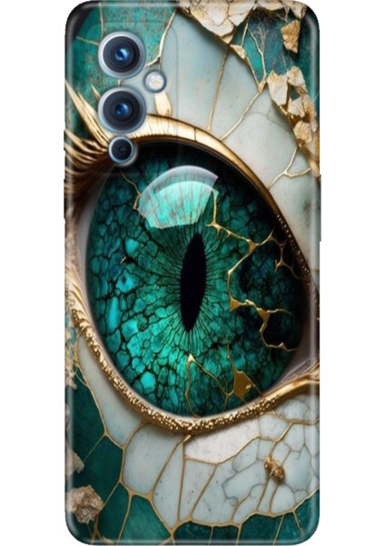 Oneplus 9 Kılıf Desenli Silikon Renkli Tpu Uv Tanrıça Gözü