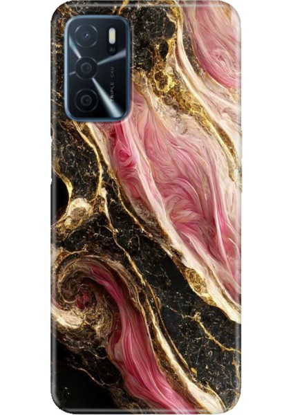 Oppo A16 Kılıf (CPH2269) Uyumlu Silikon Tasarım Stok Seattle Mermer