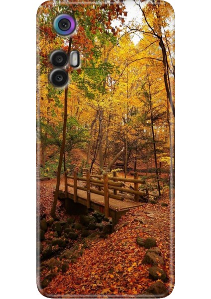 Tcl 30+ (Plus) Kılıf Silikon Renkli Resimli Arka Kapak Kasımda Aşk