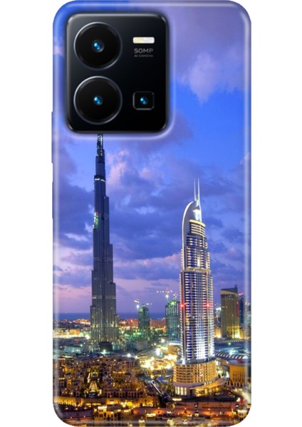 Vivo Y22S -Y35 Kılıf Desenli Kapak Renkli Tpu Uv Dubai