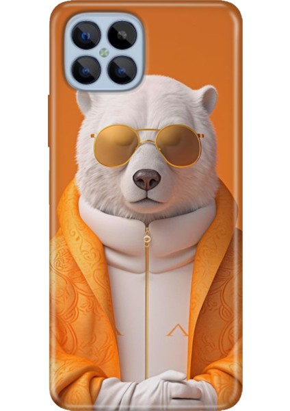 Omix X600 Kılıf Renkli Esnek Silikon Stil Bear