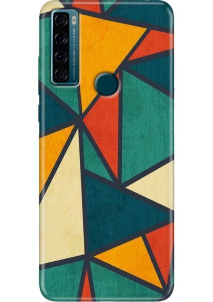 Tcl 20 Se Kılıf Baskılı Silikon Renkli Resimli Arka Kapak Wall