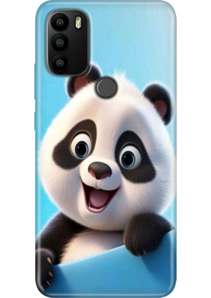 General Mobile Gm 21 Pro Kılıf Baskılı Esnek Silikon Kapak Panda