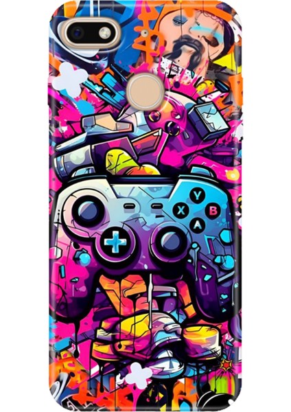 General Mobile Gm 8 Go Kılıf Desenli Silikon Renkli Tpu Uv Gamer