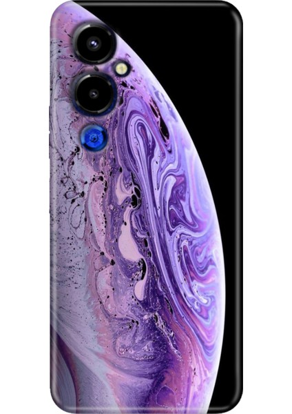 Tecno Pova 4 Pro Kılıf Renkli Temalı Pova 4 Pro Silikon World