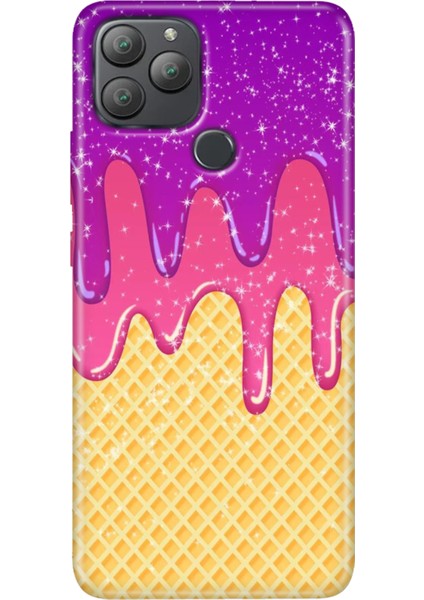 General Mobile Gm 22 Plus Kılıf Desenli Esnek Silikon Uv Krema