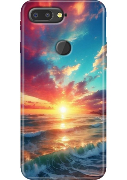 General Mobile Gm 9 Pro Kılıf Desenli Esnek Silikon Kapak Uv Okyanus