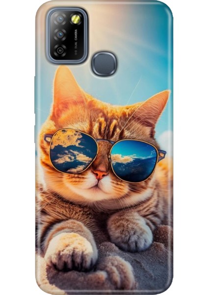 Infinix Smart 5 Uyumlu Kılıf Renkli Smart 5 Silikon Cat