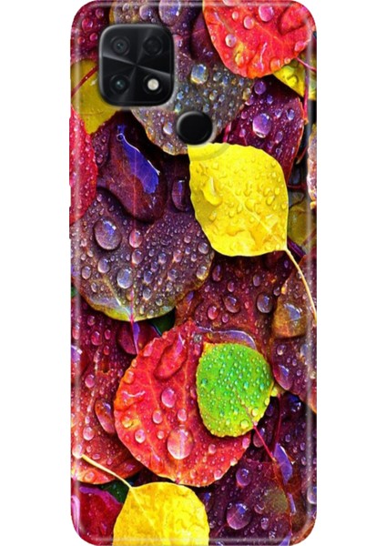 Poco C40 Kılıf Renkli Temalı Silikon Sonbahar