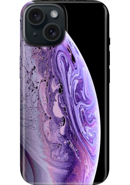 iPhone 15 Uyumlu Kılıf Desenli Kapak Renkli Tpu Uv World