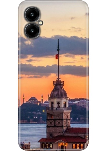 Omix X5 Kılıf Desenli Baskılı Hd Kaleografi Silikon Kız Kulesi