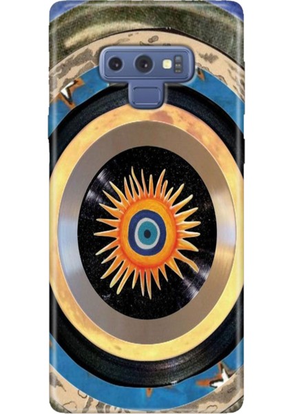 Samsung Galaxy Note 9 Kılıf Motifli Renkli Esnek Silikon Nazar