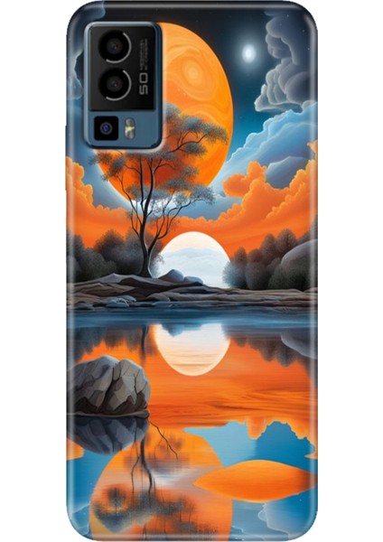 General Mobile Gm 23 Kılıf Desenli GM23 Silikon Case Uv Afrika