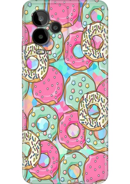 General Mobile Gm 24 Pro Kılıf Desenli Esnek Silikon Temalı Donut