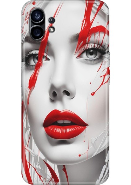 Nothing Phone 2 Kılıf Desenli Tpu Kapak Silikon Lady