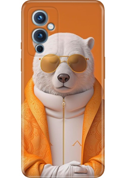 Oneplus 9 Kılıf Desenli Silikon Renkli Tpu Uv Stil Bear