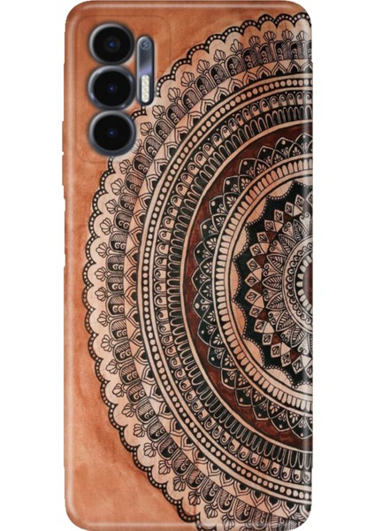 Tecno Pova 3 Kılıf (LF7N) Uyumlu Renkli Baskı Desen Esnek Silikon Mat Max