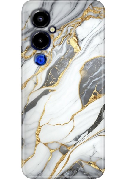 Tecno Pova 4 Pro Kılıf Renkli Temalı Pova 4 Pro Silikon Arsos Mermer