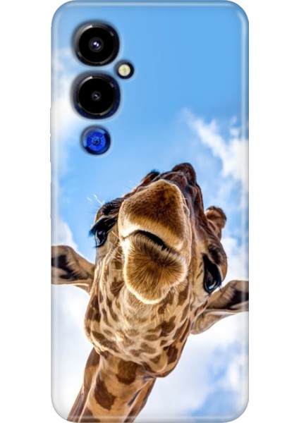 Tecno Pova 4 Pro Kılıf Renkli Temalı Pova 4 Pro Silikon Öpücük