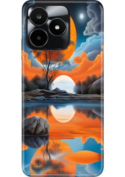 Realme C53 Kılıf (RMX3760) Uyumlu Desenli Silikon Renkli Tpu Uv Afrika