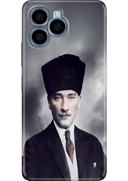 Omix X6 Kılıf Silikon Özel Kapak Atatürk