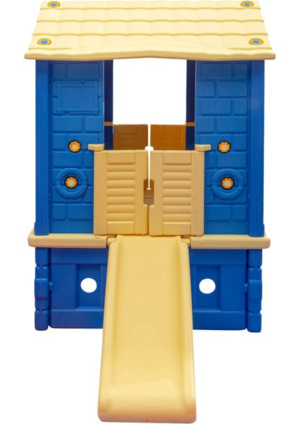 İki Kapılı Büyük Oyun Evi – Kaydıraklı Çocuk Aktivite Parkı ve Evcilik Evi fiyatları